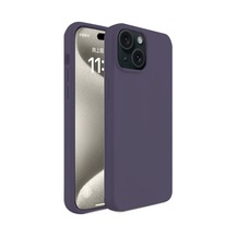 İphone 15 Kılıf First Silikon - Mürdüm
