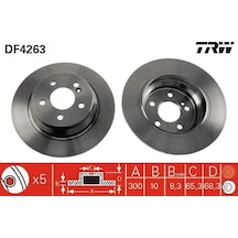 Mercedes E220 W212 Arka Fren Diski 2009-2013 Trw Df4263 2adettir