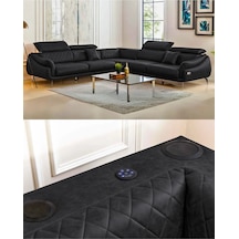 Ezel Köşe Takımı & Hoparlörlü, Usb Portlu, Motorlu Genişleyebilir Köşe-siyah V15 -310x310 Siyah