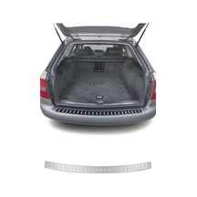Audi A6 C5 Avant Allroad 1997-2005 Uyumlu Krom Arka Tampon Eşiği Paslanmaz Çelik