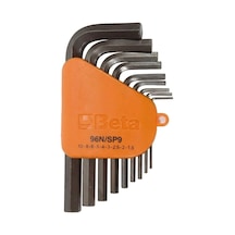 Beta 96n/sp9 1,5-10mm. 9parça Kısa Allen Anahtar Takımı Metrik