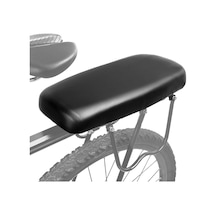 Bisiklet Arka Koltuk Bisiklet Mtb Dağ Bisikleti Pu Deri Yumuşak Rahat Yastık Bisiklet Arka Raf Siyah