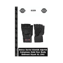 Delux Serisi Günlük Ağırlık Çalışması Hobi Rex Body Eldiveni Siyah Xl 50 Dİğer