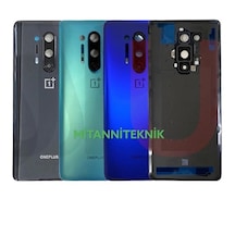 OnePlus Uyumlu 8 Pro Arka Kapak Pil Batarya Kapak Kamera Camlı