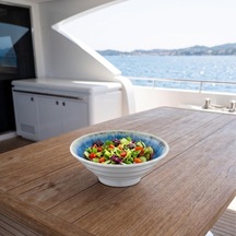 Happy Chef Blue Iris 2'li Salata Kasesi Seti, Ø 24,1 Cm - H.8,8 Cm 1420 Ml, Thermoset Melamin mavi