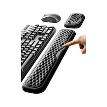 Masaüstü Kol Dayama Padi Ergonomik Klavye Ve Mouse İçin Bilek Destek Seti Bilek Yastığı