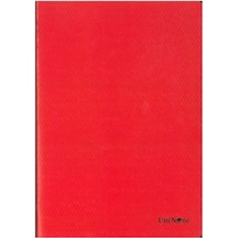 Çınar Dikişli Defter Karton Kapak Çizgilii 80 Yp A4 Kırmızı