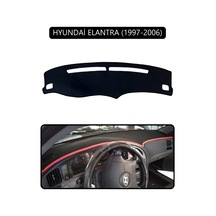 Hyundai Elantra 1997-2006torpido Koruma Halısı Siyah Kenar
