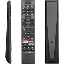 Vestel Uyumlu 65ud9000, Rc 43157 - Toshiba Ct 8557 - Telefunken Xh32aj600 - Finlux Netflix-youtube Play Tuşlu Lcd-led Tv Kumanda