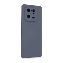 Mi 13 Pro Kılıf Nano İçi Kadife Silikon - Gri Çok Renkli