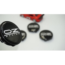 Oz Racing Jant Göbeği Kapak Seti 60mm Beyaz Siyah Renk