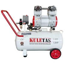 Kuletaş 1.5 Hp 8 Bar 50 LT Süper Sessiz Yağsız Hava Kompresörü