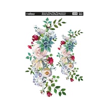 Cadence Suluboya Çiçek Kumaş Transfer Wfft-003