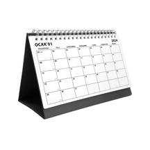 2027 Masa Takvimi, Aylık Planlama, 2027 Takvimi, 2027 Desk Calendar, Monthly Planning, 2027 Calendar Kahverengi