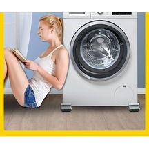 Geri Çekilebilir Çamaşır Makinesi Tabanı Geri Çekilebilir Taşıyıcı Beyaz