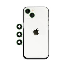 Newface Apple İphone 14 Shine Kamera Lens - Yeşil