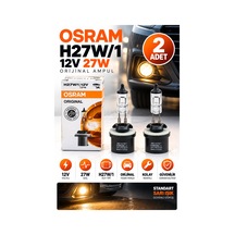 Osram H27w/1  12v 27w Halojen Sis Farı Ampulü 2 Adet