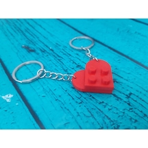 Seninle Anlam Bulurum Lego Kalp Anahtarlık 2'li