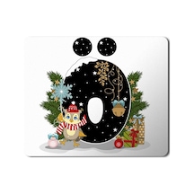 Yeni Yıl Merry Christmas Yılbaşı'na Özel Ö Harfi Mousepad Mouse Pad