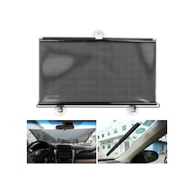 Sn-22132 Araç İçi Otomatik Geri Sarımlı Katlanabilir Gözenekli Güneşlik 40x125cm Belirtilmemiş