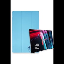 Apple Uyumlu iPad Air 5 2022 Kılıf Tablet Smart Kılıf - Açık Mavi Diğer