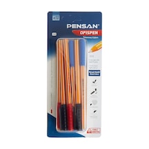 Pe01010tkkrmt10 1010 Tükenmez Kalem, 10 Lu Blister 1 Mm,çok Renkli Çok Renkli
