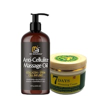7daus Slimming Cream 100 Ml + Anti-cellulite Massage Oil Selülitlerinize 240 Ml Yağı