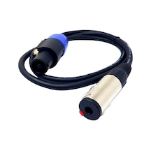 Magicvoice Ld384 Spekon Erkek - 6.3mm Dişi Çevirici 1 Metre Kablo