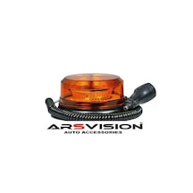 12v/110volt Sarı Sarı Çakarlı Ledli Çakmak Fişli Mıknatıslı Tepe