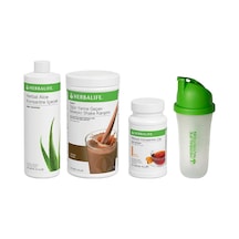 Herbalife Kampanya Set Paketi 24 Çikolatalı Shake + Şeftalili Çay 50gr + Aloe Vera + Hediye Shaker