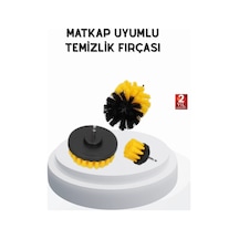 3 Lü Matkap Temizlik Fırçası Seti Banyo, Mutfak Ve Araç Jantı İçin Etkili