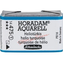 Schmincke : Horadam Aquarell Artist Sulu Boya : Tam Tablet : Seri 1 475 Helio Turquoise