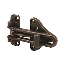 Güvenlik U 11317 Swing Bar Kapı Koruyucu, Yüksek Güvenlikli Aux Kilidi, Klasik Bronz Kaplama, Tekli Paket