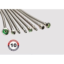 Çelik Fleks Batarya Altı Bağlantı Hortumu M10-3/8 100 cm
