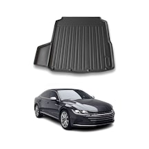 Vw Arteon Sedan 2017+ Uyumlu Araca Özel Kauçuk Tpe Bagaj Havuzu Siyah Sol Kulaklı İçin