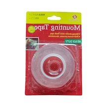 Şeffaf Çift Taraflı Bant, 19 Mm X 4 M, Yapışkanlı