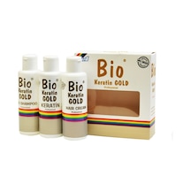 Bio Keratin Gold Brezilya Fönü Şampuan + Keratin + Krem 3 x 150 ML