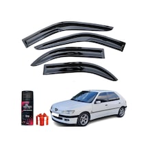 Caraks Peugeot 306 Mügen Cam Rüzgarlığı Hatchback 4'lü Takım + Koku