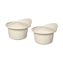 Fargklar Fırın-servis Kabı, Cilalı Bej Cilalı Bej 15x13 Cm Diğer