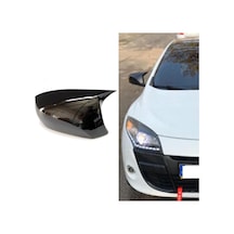 Renault Megane 3 Batman Ayna Kapağı Piano Black 2009-2016