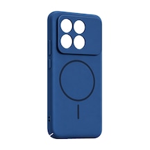Xiaomi Poco X6 Pro Mika Pc Magsafe Kapak - Mavi Çok Renkli