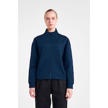 Lescon Kadın Fermuarlı Sweatshirt 25n-2123 Yeşil