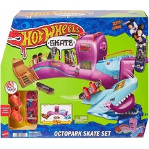 Hmk01 Hot Wheels Skate Ahtapot Kaykay Parkı Oyun Seti Çok Renkli