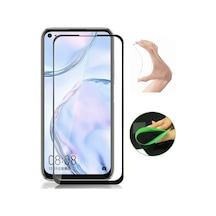 Huawei Mate 20 Lite Ekran Koruyucu Seramik Nano Cam Esnek Tam Full Kaplayan Kırılmaz