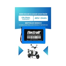Motolux Gogo Iı Uyumlu Batarya Standart Kapasite Lifepo4 48v 24ah Elektrikli Motorsiklet Bataryası