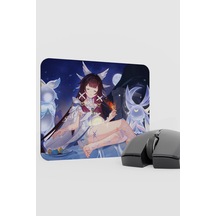 Columbina Damselette Genshin Impact Anime Oyuncu V2 - 22x18 Gaming Mouse Pad Fare Altlığı