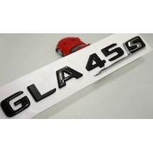GLA45S Bagaj Parlak Siyah ABS 3M 3D Yazı Logo