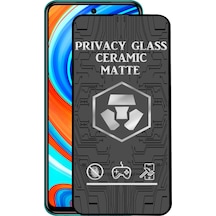 Xiaomi Redmi Note 9 Pro Tam Kaplayan Mat Seramik Nano Esnek Hayalet Ekran Koruyucu