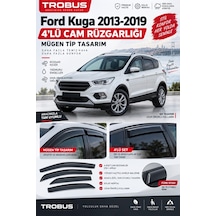 Plus Ford Kuga 2012-2019 Arası Tüm Modeller Uyumlu Yapıştırmalı Rüzgarlık 4'lü