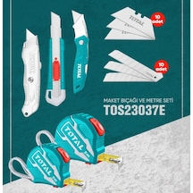 Total Ölçü Ve Maket Bıçağı Seti Tos23037e 7 Prç